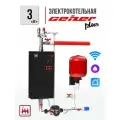 Набор GEIZER PLUS на 3 кВт для сборки котельной: электрокотел GEIZER PLUS с цирк. насосом, группой безопасности, расширительным баком и кронштейном