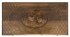 Резные нарды и шашки Парочка оленей