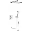 Встроенная душевая система 3 в 1 с термостатом Rose R1595F