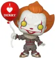 Фигурка Funko POP! Movies: IT - Pennywise (780) 40630 Оно - Пеннивайз с воздушным шариком