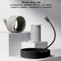 Магнитный кабель Momax Mag Link Usb-C to Usb-C 100W 1m. - White