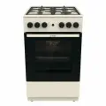 Плита газовая Gorenje GG5A12BEF бежевая, отдельностоящая, газовых конфорок 4, духовка: газовая, объем духовки 70л