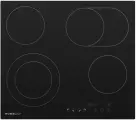 Электрическая варочная поверхность HOMSAIR HV64SMDBK, конфорок: 4 шт, стеклокерамика, независимая, черный