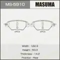 Колодки тормозные дисковые Masuma арт. MS-5910