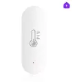 Умный Zigbee датчик температуры и влажности, беспроводной датчик, термометр и гигрометр, белый