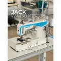 Промышленная швейная машина Jack JK-W4-D-01GB (6,4 мм) | Комплектация со столом