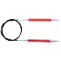 47167 Спицы для вязания круговые Zing KnitPro, 100 см, 9.00 мм