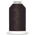 Нитки швейные Gutermann Miniking оверлочная (715263), №120, 1000 м, 100% полиэстер (696 темный шоколад), 5 шт