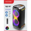 Портативная колонка Microlab PT602 черный, Bluetooth 5.0, Встроенная перезаряжаемая батарея