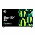 50 Умный телевизор SBER SDX-50U4139, 4K Ultra HD, черный, смарт ТВ, Салют ТВ