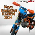 Питбайк KAYO EVOLUTION K125EM 17/14 KRZ (механ. сцепл, эл. стартер 2024 г.)