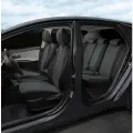 Комплект чехлов Автопилот Алькантара Toyota Camry XV50 / 55 Sd с 11-18г. Черный + Серый