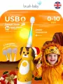 Детская электрическая зубная щетка WildOne, 0- 10 лет, лев
