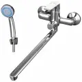 Смеситель Rossinka Silvermix RS31-32,  0 мм хром хром 1500 мм