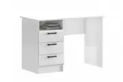 Стол письменный Миф Вега NEW (Нэнси) МДФ цвет белый глянец холодный/белый