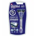 Бритва для мужчин Deonica for men с 5 лезвиями с двойным керамическим покрытием, 1 шт.