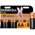 Батарейка DURACELL PLUS AA BL8 (8шт/уп)