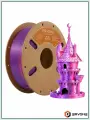 PLA пластик для 3D принтера Silk Dual-Color 1,75 мм 1 кг (Eryone) Оранжево-красный - Фиолетовый