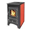 Везувий Печь-камин Везувий ПК-01 (270) (Облицовка: Красный кафель)