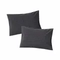 Наволочки (2шт) MORФEUS (морфеус) - Melange Gray Check - 70x70 - вареный хлопок