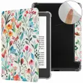Чехол-книжка CLEAR TPU для Amazon Kindle Paperwhite 12 Gen (7, 2024) Flowers