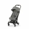 Прогулочная коляска Cybex Coya, цвет Mirage Grey / Chrome Brown (Серый / Серебристое шасси)