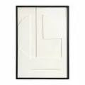 Панно декоративное с эффектом 3D Minimalism, 50х70 см, белый бежевый