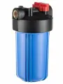 Корпус магистрального фильтра Гейзер 10ВВ, 1, синий, ударопрочный, для холодной воды