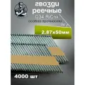Гвозди реечные D34 2,87/50 мм оцинкованные с кольцевой накаткой RiCnk Гвоздикофф, 4000 шт