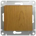 Переключатель 1-клавишный Дерево Дуб, сх.6, 10АХ, Schneider Electric Glossa (комплект 5шт)