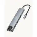 USB хаб Type-C 8в1 с RJ45 и HDMI