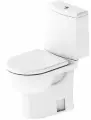 Унитаз-компакт Next Comfort (гориз. вып, ниж. подв,2-реж. арм, сид. дюро м/л), SANITA LUXE