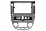 Рамка переходная Chevrolet Lacetti 2004 - 2013 (климат-контроль, серебристая) для 10 магнитолы / Wide Media