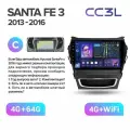 Магнитола Teyes CC3L 4/64 Hyundai Santa Fe 3 2013 - 2016 C