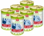 Влажный корм Solid Natura Vet Diet Urinary диетические для взрослых кошек при мочекаменной болезни банка, 340 г 6 шт