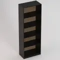 Стеллаж ШО-13 венге (ШхГхВ) (500х440х1900)мм, 5 полок, 5 ниш, Колизей мебель