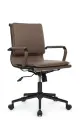 Компьютерное кресло Riva Chair Hugo RCH 6003-2SEB Коричневая экокожа (K66-08)/Металл Черный