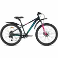 Велосипед горный HORH ROHAN RHD 6.2 26 (2024), хардтейл, алюм рама, цвет Black-Purple-Green, рама 13,5, рост 150-160 см