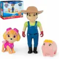 Набор фигурок Щенячий патруль Скай и Фермер Юми и Пигги Paw Patrol Skye Farmer Yumi Piggie Figures
