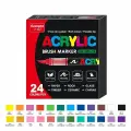 Набор маркеров Акриловый, для граффити и скетчинга, быстросохнущие, 24 цвета