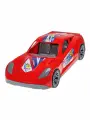 Машинка Turbo V-MAX, пластиковая модель, детский игрушечный автомобиль, 40 см, цвет красный