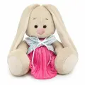 Игрушка мягкая Budi Basa Зайка Ми мягкая в платье из жатой ткани с бантом (малыш)