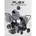 Коляска детская универсальная Rant Flex 3 в 1 RA077, Grey (серый)