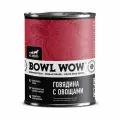 BOWL WOW влажный корм для взрослых собак, с говядиной и овощами - 340 г x 12 шт