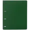 Тетрадь на кольцах большая А4 (240×310 мм), 120 листов, под кожу, клетка, BRAUBERG «Joy», зелёный/светло-зелёный, 404508