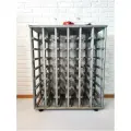 Винный стеллаж CRAFT TOOLS на 48 бутылок цв. серый