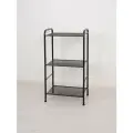 Стеллаж на металлокаркасе Валенсия-13, 455х300х855 мм, 3 полки, черный, СТВ13 Ч