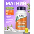 NOW, Magnesium Glycinate with BioPerine, Глицинат магния с экстрактом черного перца, 60 растительных капсул