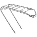 Багажник для велосипеда 28 стальной усиленный с двумя пружинами, серебристый, стелс (Nav.310-350)