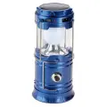 Кемпинговый фонарь с солнечной батареей, синий